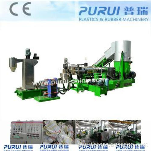 plastic recycling pelletizing machine